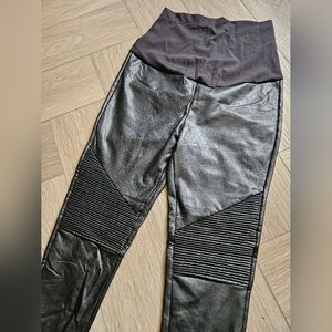 Moto Maternity Leggings